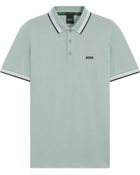 BOSS - Cotton Polo Shirt - Lyst