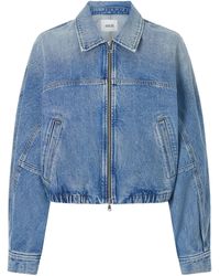 Agolde - Dixon Cropped Denim Jacket - Lyst