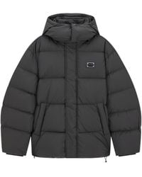 Emporio Armani - Hooded Puffer Down Jacket - Lyst