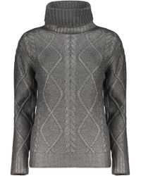 Herno - Lamé-Effect Sweater - Lyst