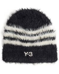 Y-3 - Stripes Beanie - Lyst