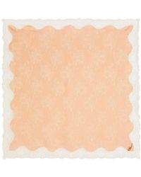 Chloé - Romantic Lace-Trimmed Silk-Jacquard Scarf - Lyst