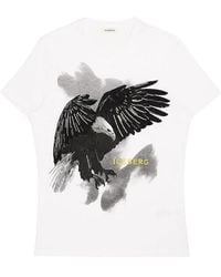 Iceberg - Logo Embroidered T-Shirt - Lyst