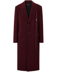 Ann Demeulemeester - Aldina Strap-Detailed Long Coat - Lyst