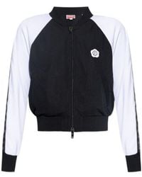 KENZO - Logo Embroidered Sweatshirt - Lyst