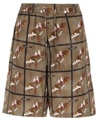 Iceberg - Printed Shorts - Lyst