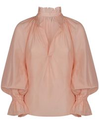 Polo Ralph Lauren - Ruffled Long-Sleeves Blouse - Lyst
