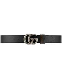 Gucci - Gg Marmont Reversible Buckle Belt - Lyst