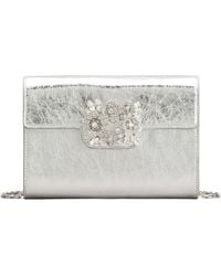 Roger Vivier - Efflorescence Mini Clutch Bag - Lyst