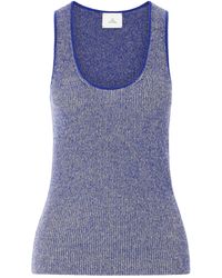 The Elder Statesman - Marl Knitted Cashmere Tank - Lyst