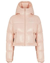 Fendi - Cropped Zip-Up Padded Jacket - Lyst