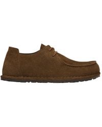Birkenstock - Suede Lace-Up Loafers - Lyst