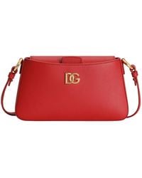 Dolce & Gabbana - Logo-Embellished Leather Phone Bag - Lyst
