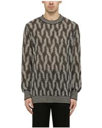 Dries Van Noten - Jacquard Loose Fit Jumper - Lyst