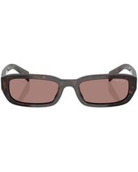 Prada - Eyewear Rectangular Frame Glasses - Lyst