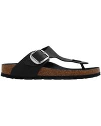 Birkenstock - Logo Slippers - Lyst