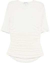 Alaïa - Alaïa Gather Detailed Jersey T-Shirt - Lyst