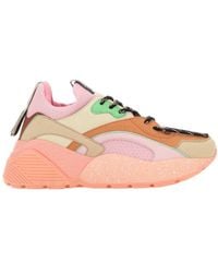 Stella McCartney - Logo-Laced Casual Sneakers - Lyst