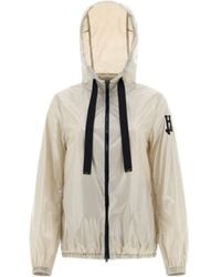 Herno - Logo-Patch Zipped Hooded Jacket - Lyst