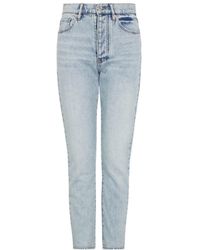 ARMANI EXCHANGE - Belt Loop Denim Trousers - Lyst