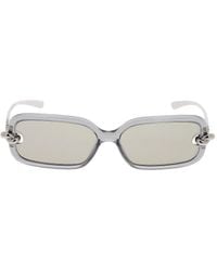 Bottega Veneta - Eyewear Rectangular Frame Sunglasses - Lyst