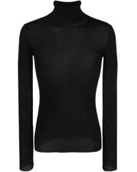 Off-White c/o Virgil Abloh - Helvet Ribbed Long-Sleeved Jumper - Lyst