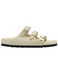 Birkenstock - Florida Triple-Buckle Slip-On Slides - Lyst