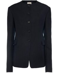 KHAITE - Jameson Virgin Wool Blend Jacket - Lyst