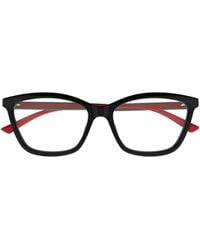 Gucci - Eyewear Square Frame Glasses - Lyst