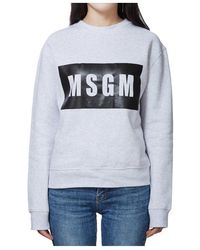MSGM - Logo Details Sweater - Lyst
