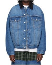 Alexander Wang - Long-Sleeve Denim Jacket - Lyst