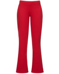 Mowalola - Logo Print Cotton Jersey Sweatpants - Lyst