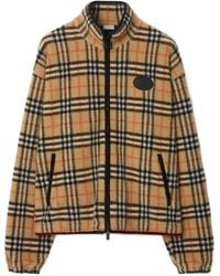Burberry - Jacket With A Distinctive Check Pattern - Lyst