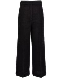 Moschino - Bouclè Cropped Pants - Lyst