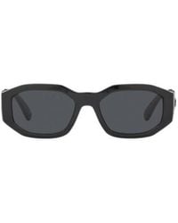 Versace - Eyewear Rectangular Frame Sunglasses - Lyst