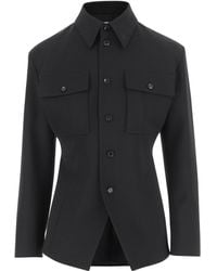 Bottega Veneta - Button-Up Shirt Jacket - Lyst