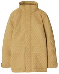 Burberry - Drawstring Waist Quilted Hooded Jacket - Lyst