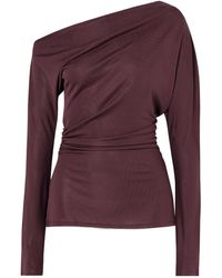 TOVE - Blake Draped Top - Lyst