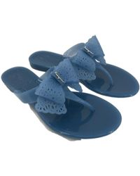 Ferragamo - Logo Flip-Flops - Lyst