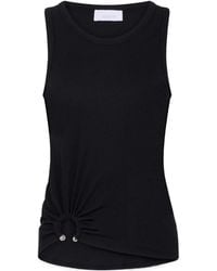 Rabanne - Ribbed Tank Top - Lyst
