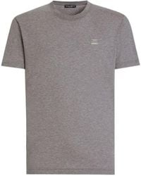 Dolce & Gabbana - Logo Tag Crewneck T-Shirt - Lyst