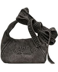Marc Jacobs - The Bow Denim Mini Sack Bag - Lyst