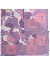Moschino - Duck Print Scarf - Lyst