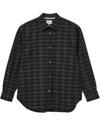 Norse Projects - Oversized Wool Blend Plaid Shirt - Lyst