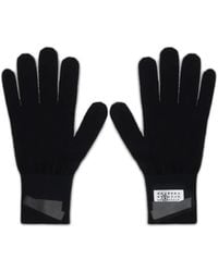 MM6 by Maison Margiela - Numbers-Motif Knitted Gloves - Lyst
