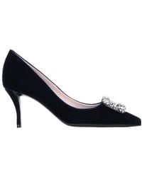 Roger Vivier - Pointed Toe Slip On Pumps - Lyst