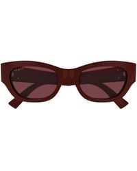 Gucci - Eyewear Low Nose Bridge Fit Sunglasses - Lyst