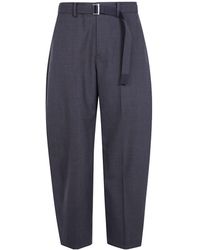 Sacai - Casual Trousers With Belt Loops - Lyst
