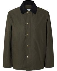 SELECTED - Lapel Long Sleeve Casual Jacket - Lyst