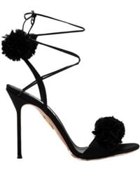 Aquazzura - Round-Toe High-Heeled Sandals - Lyst